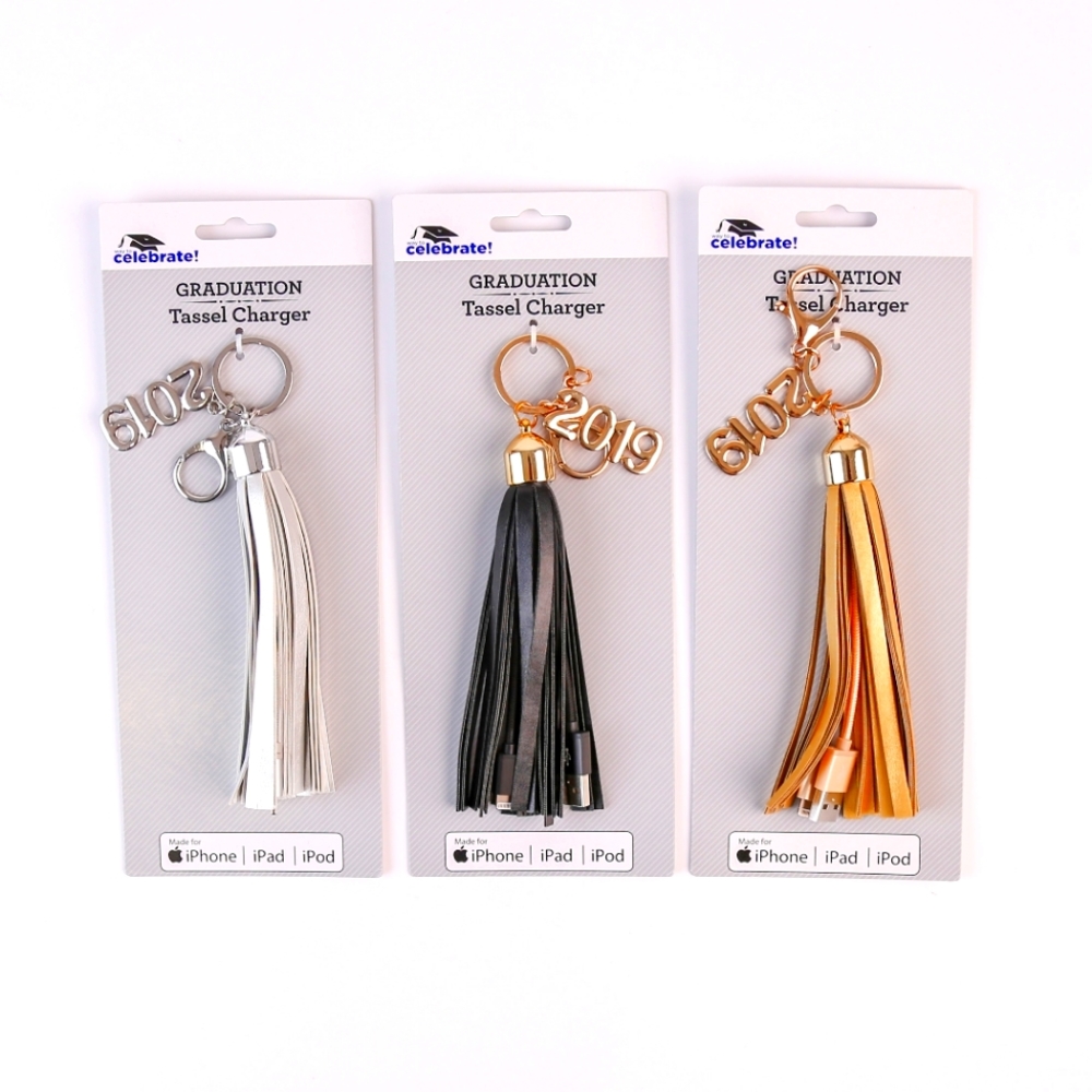 Graduation Tassel Charger with Key Ring